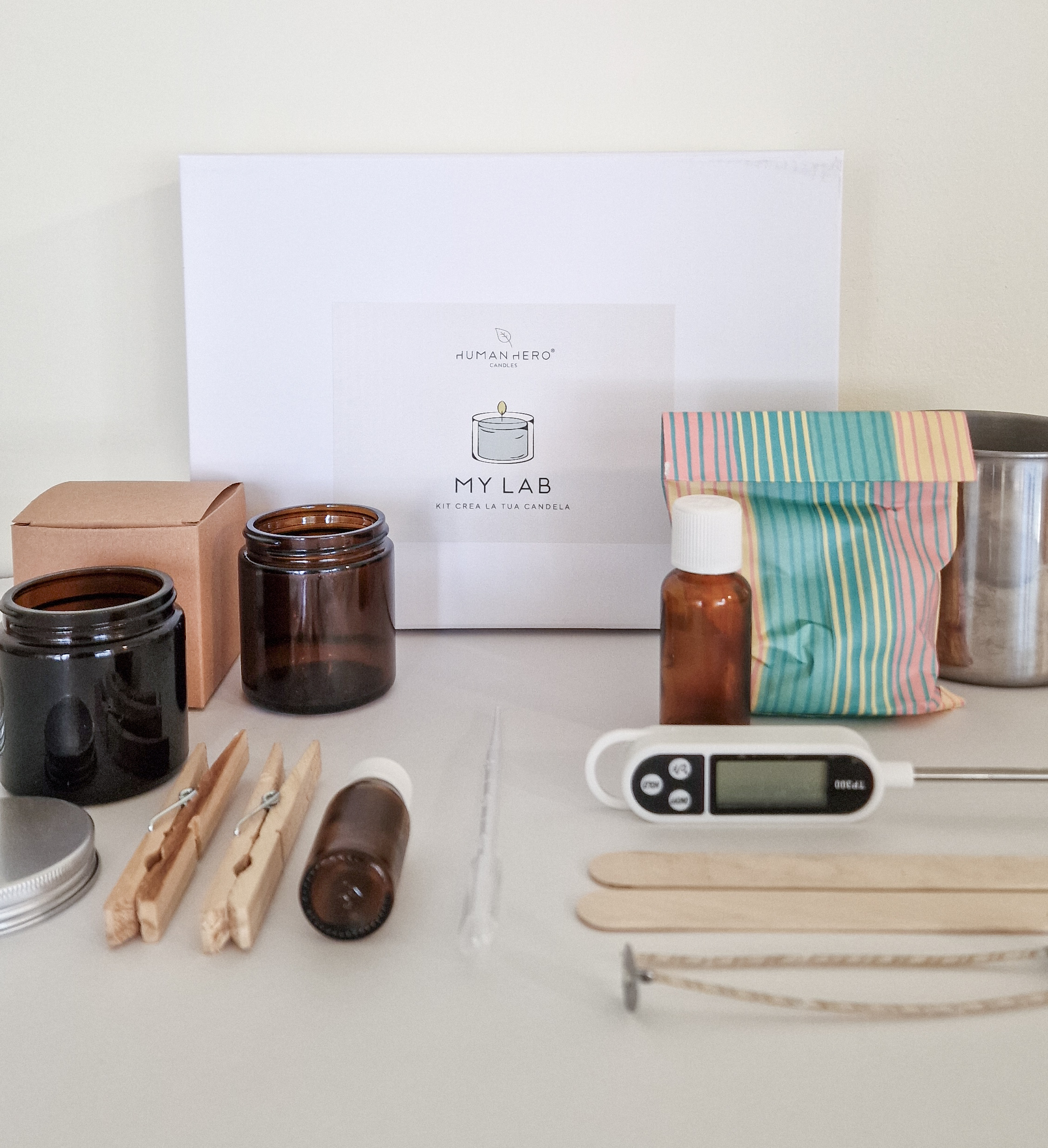 kit fai da te per la creazione di candele profumate da fare a casa